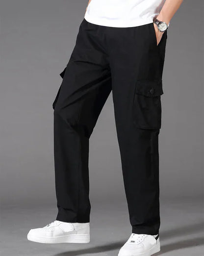 Men Straight Fit Cargo Pants ...