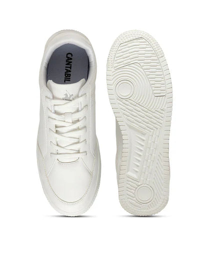 Men Round-Toe Lace-Up Sneakers