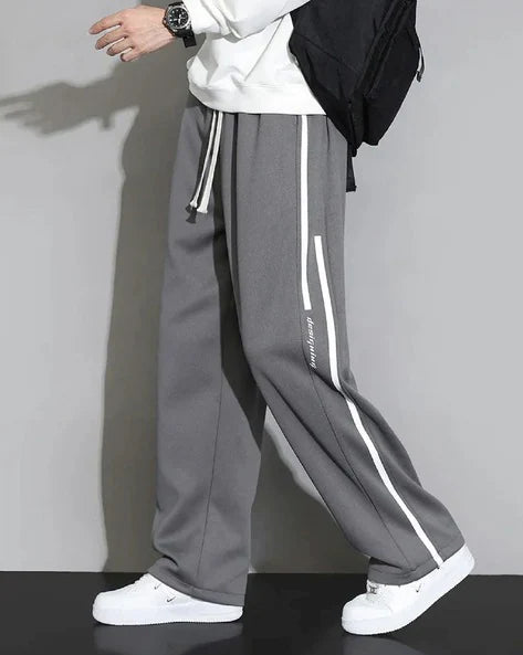 Men Track Pants with Drawstri