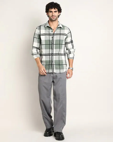 Men Regular Fit Shirt with Sp...