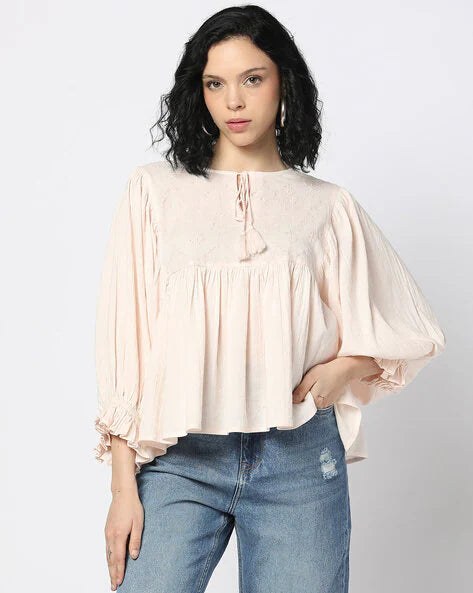 Women embroidered top