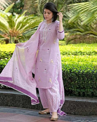 Women floral straight kurta set