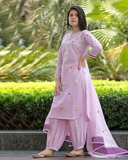 Women floral straight kurta set