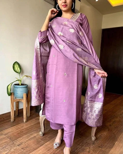 Women straight kurta set